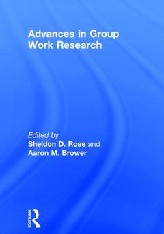 Couverture de l’ouvrage Advances in Group Work Research