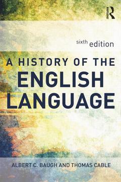Couverture de l’ouvrage A History of the English Language