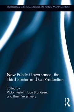 Couverture de l’ouvrage New Public Governance, the Third Sector, and Co-Production