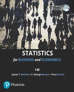 Couverture de l’ouvrage Statistics for Business & Economics, Global Edition