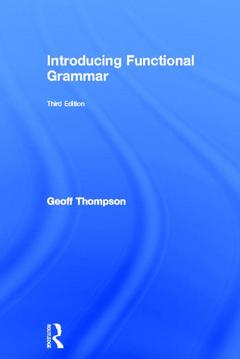 Couverture de l’ouvrage Introducing Functional Grammar