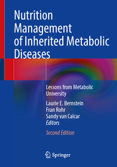 Couverture de l’ouvrage Nutrition Management of Inherited Metabolic Diseases