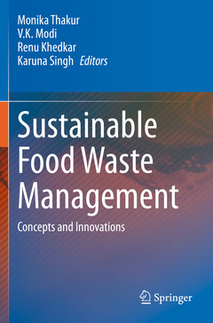 Couverture de l’ouvrage Sustainable Food Waste Management