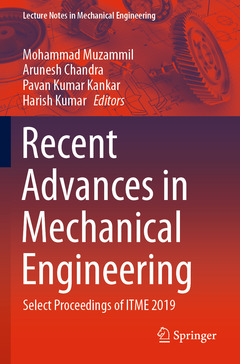 Couverture de l’ouvrage Recent Advances in Mechanical Engineering