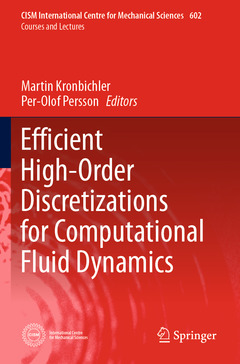 Couverture de l’ouvrage Efficient High-Order Discretizations for Computational Fluid Dynamics