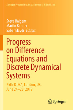 Couverture de l’ouvrage Progress on Difference Equations and Discrete Dynamical Systems