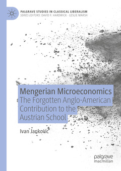Couverture de l’ouvrage Mengerian Microeconomics
