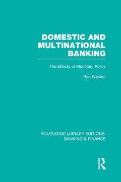 Couverture de l’ouvrage Domestic and Multinational Banking (RLE Banking & Finance)