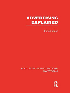 Couverture de l’ouvrage Advertising Explained