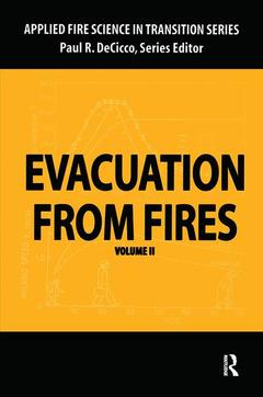 Couverture de l’ouvrage Evacuation from Fires