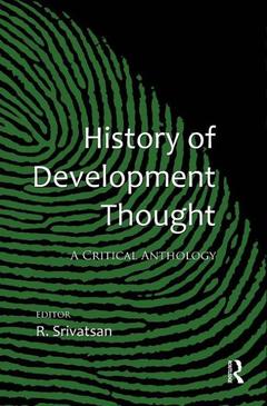 Couverture de l’ouvrage History of Development Thought