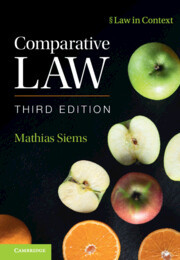 Cover of the book Comparative Law