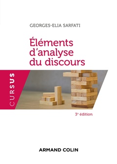 Couverture de l’ouvrage Eléments d'analyse du discours - 3e éd.