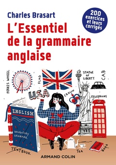 Couverture de l’ouvrage L'Essentiel de la grammaire anglaise - 2e éd. - 200 exercices et leurs corrigés