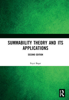 Couverture de l’ouvrage Summability Theory and Its Applications