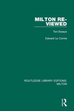 Cover of the book Milton Re-viewed