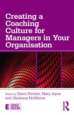 Couverture de l’ouvrage Creating a Coaching Culture for Managers in Your Organisation