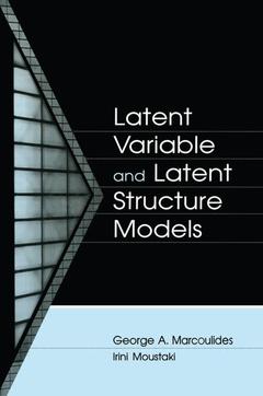 Couverture de l’ouvrage Latent Variable and Latent Structure Models