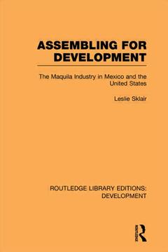 Couverture de l’ouvrage Assembling for Development