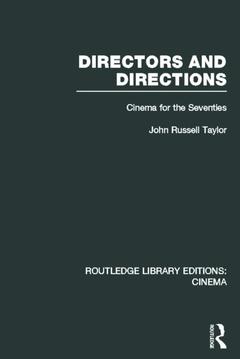 Couverture de l’ouvrage Directors and Directions