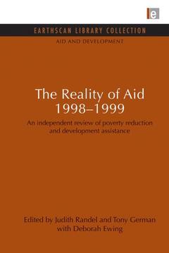 Couverture de l’ouvrage The Reality of Aid 1998-1999