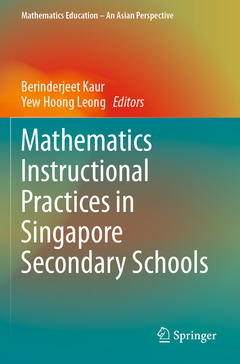 Couverture de l’ouvrage Mathematics Instructional Practices in Singapore Secondary Schools