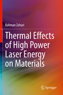 Couverture de l’ouvrage Thermal Effects of High Power Laser Energy on Materials