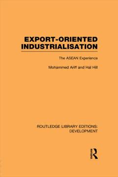 Couverture de l’ouvrage Export-Oriented Industrialisation