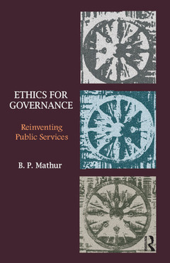 Couverture de l’ouvrage Ethics for Governance