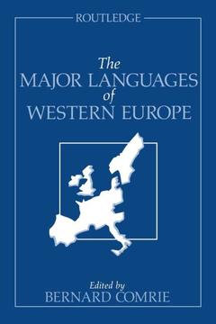 Couverture de l’ouvrage The Major Languages of Western Europe
