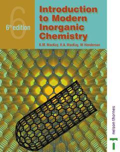 Couverture de l’ouvrage Introduction to Modern Inorganic Chemistry, 6th edition