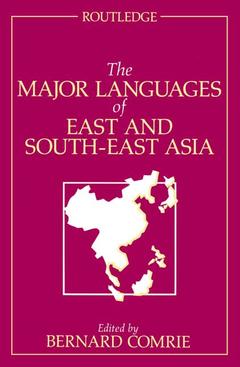 Couverture de l’ouvrage The Major Languages of East and South-East Asia