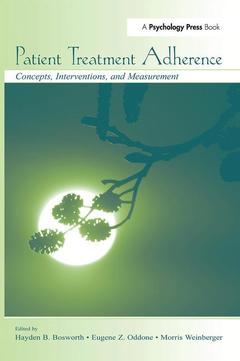 Couverture de l’ouvrage Patient Treatment Adherence