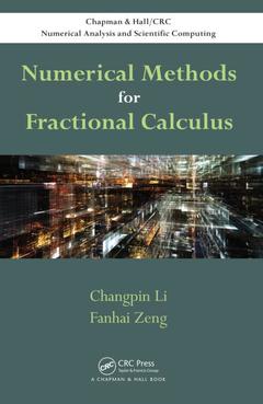 Couverture de l’ouvrage Numerical Methods for Fractional Calculus