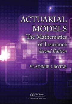 Couverture de l’ouvrage Actuarial Models