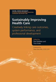 Couverture de l’ouvrage Sustainably Improving Health Care