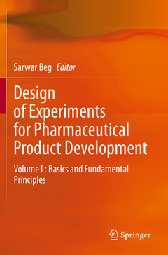 Couverture de l’ouvrage Design of Experiments for Pharmaceutical Product Development