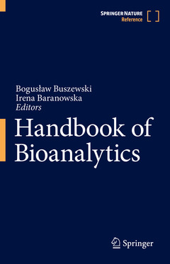 Cover of the book Handbook of Bioanalytics