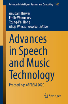 Couverture de l’ouvrage Advances in Speech and Music Technology