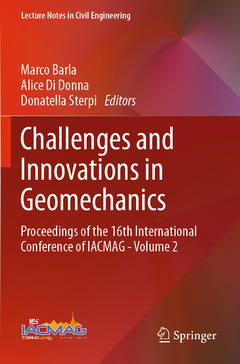 Couverture de l’ouvrage Challenges and Innovations in Geomechanics