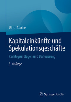 Couverture de l’ouvrage Kapitaleinkünfte und Spekulationsgeschäfte