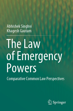 Cover of the book The Law of Emergency Powers