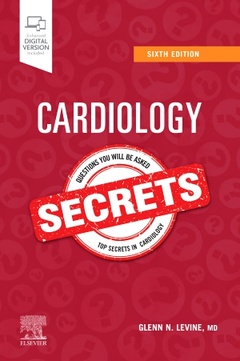 Couverture de l’ouvrage Cardiology Secrets