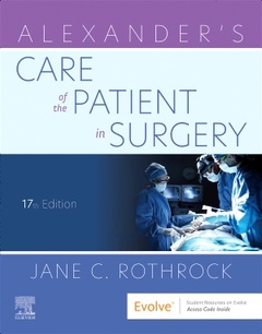 Couverture de l’ouvrage Alexander's Care of the Patient in Surgery