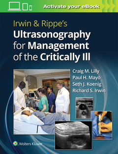 Couverture de l’ouvrage Irwin & Rippe’s Ultrasonography for Management of the Critically Ill