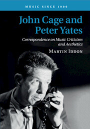 Cover of the book John Cage and Peter Yates