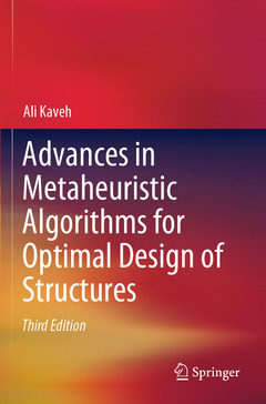 Couverture de l’ouvrage Advances in Metaheuristic Algorithms for Optimal Design of Structures