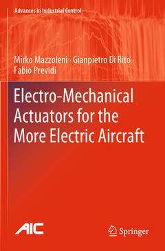 Couverture de l’ouvrage Electro-Mechanical Actuators for the More Electric Aircraft