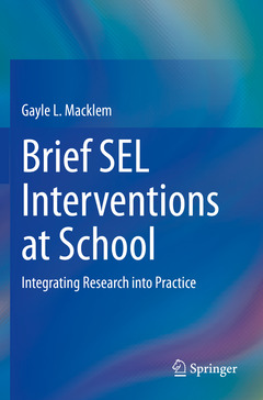 Couverture de l’ouvrage Brief SEL Interventions at School