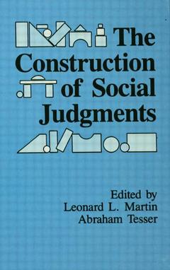Couverture de l’ouvrage The Construction of Social Judgments